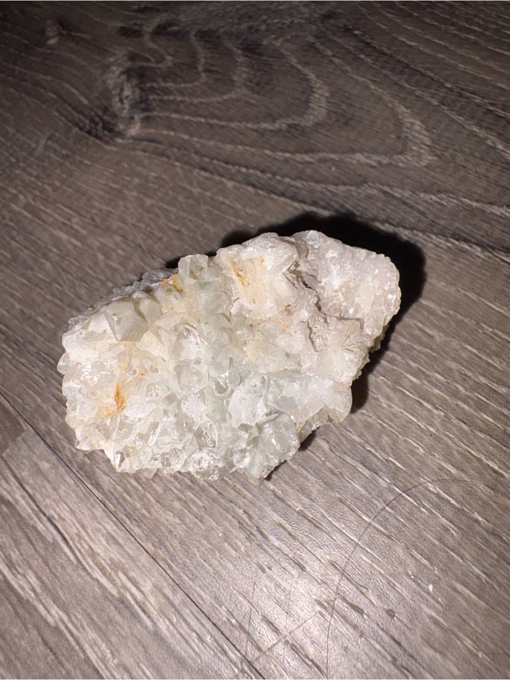 Natural White Crystal Cluster Decorative Accent